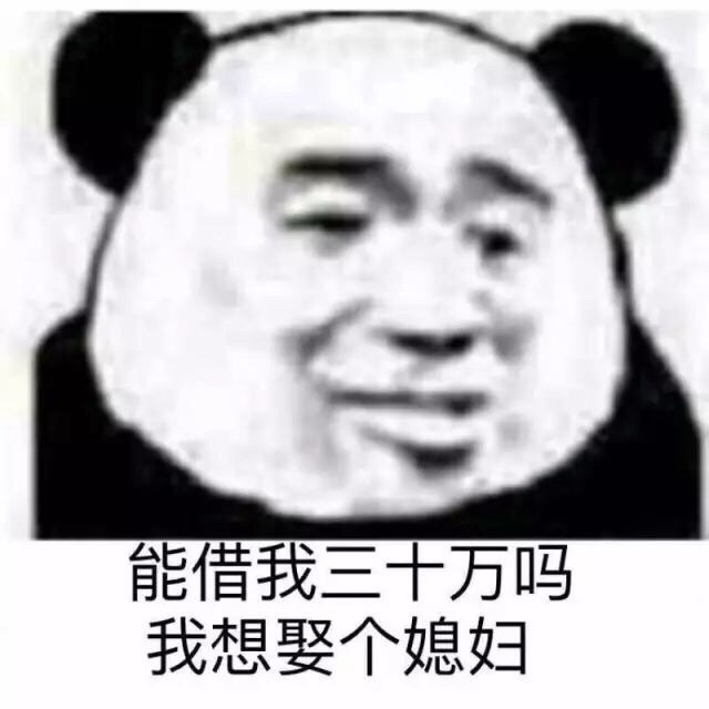 能借三十万我娶个媳妇吗？[doge] #金馆长表情#