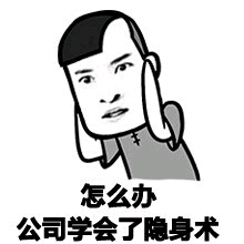 怎么办公司学会了隐身术