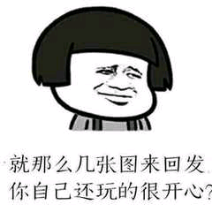 就那么几张图来回发你自己还玩的很开心