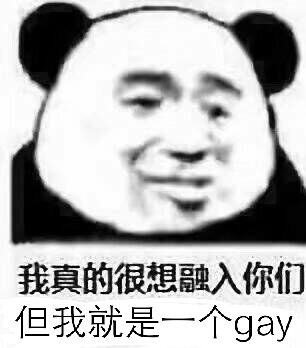 我真的很想融入你们但我就是一个gay