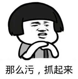 那么污，抓起来