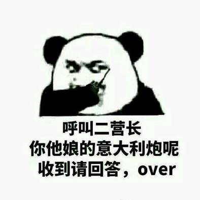 呼叫二营长你他娘的意大利炮呢收到请回答，over