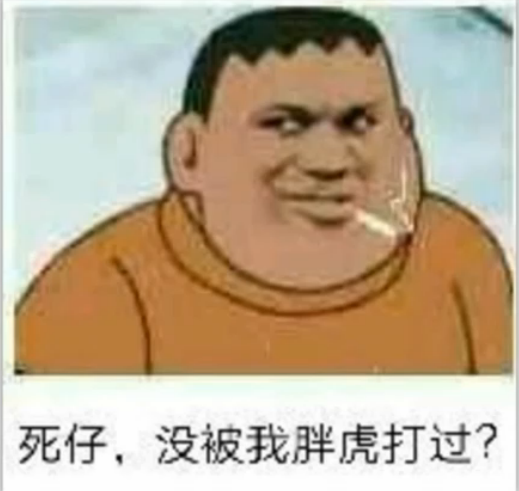 死仔，没被我胖虎打过？