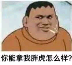 你能拿我胖虎怎么样？