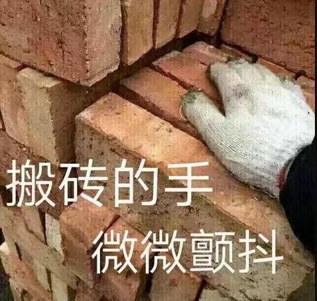 搬砖的手微微颤抖