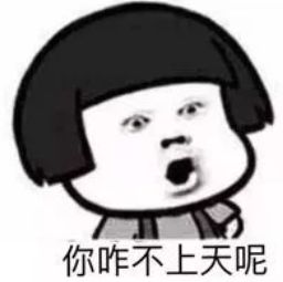 你咋不上天呢