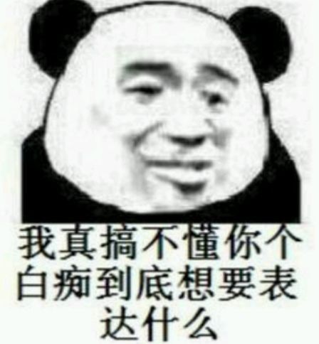 我真搞不懂你白痴到底想要表达什么