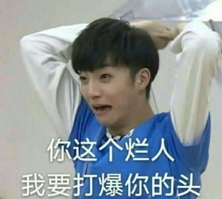 你这个爬人我要打爆你的头
