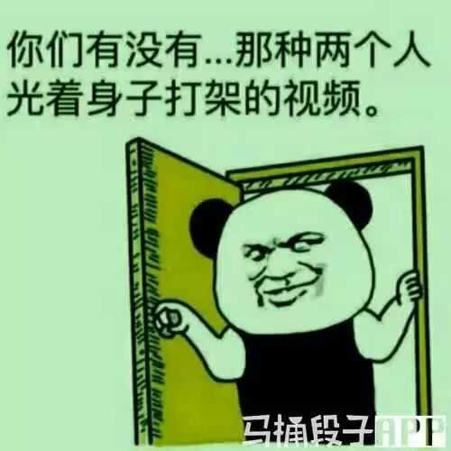 你们有没有.那种两个人光着身子打架的视频。