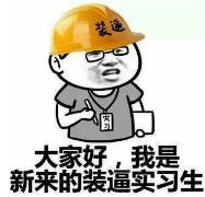 大家好，我是新来的装逼实习生
