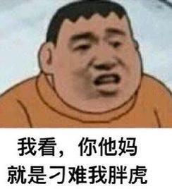 我看，你他妈就是刁难我胖虎