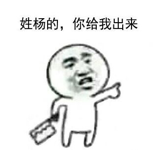 姓杨的，你给我出来