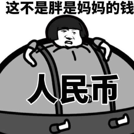 这不是胖是妈妈的钱人民币