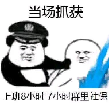 当场抓获上班8小时7小时群里社保