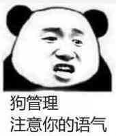 狗管理注意你的语气