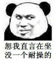 恕我直言在做的各位没有一个耐操的