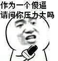作为一个傻逼请诃你压力丈吗