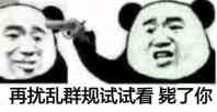 再扰乱群规试试看毙了你