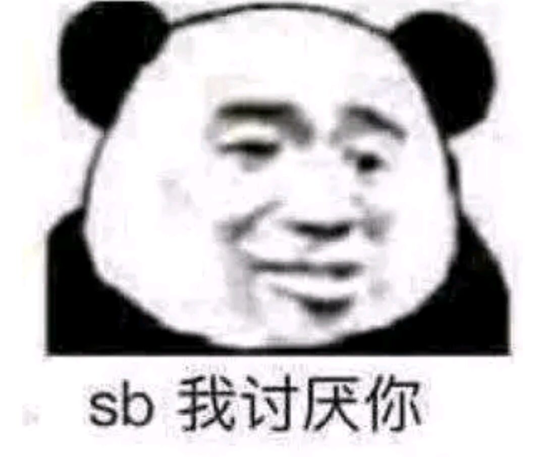 sb，我讨厌你