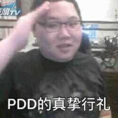 PDD的真挚行礼