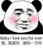 Baby i love you for ever我我爱你.爱你一万年