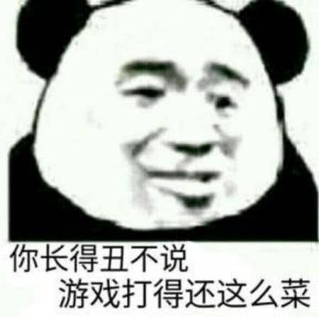 你长得丑不说，游戏还打的这么菜