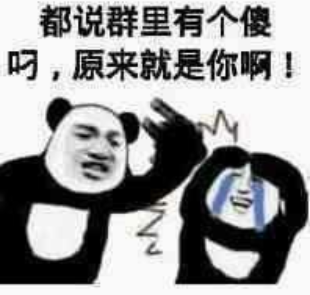 都说群里有个傻叼，原来就是你啊！