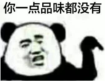 你一点品味也没有