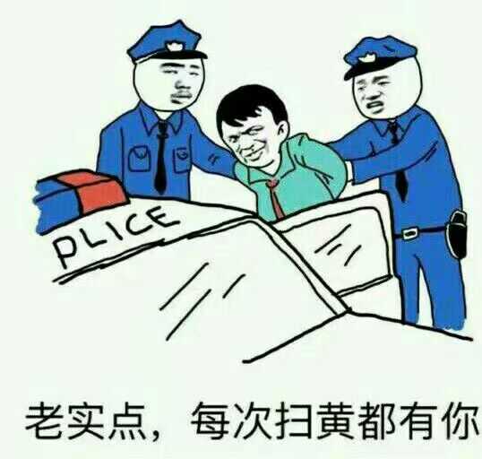 老实点，每次扫黄都有你