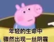 年轻的生命中骤然出现一丝阴霾