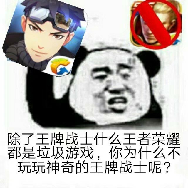 除了王牌战土什么王者荣耀都是垃圾游戏，你为什么不玩玩神奇的王牌战士呢？