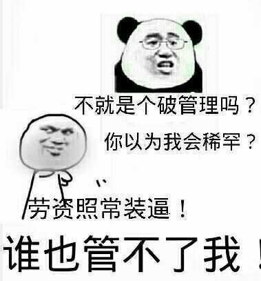 谁也管不了我