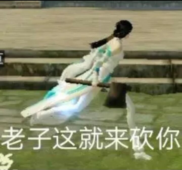 老子这就来砍你