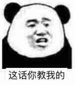 这话你教我的