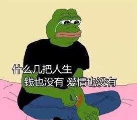 什么几把人生，钱也没有爱情迪没有