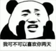 我可不可以喜欢你两天