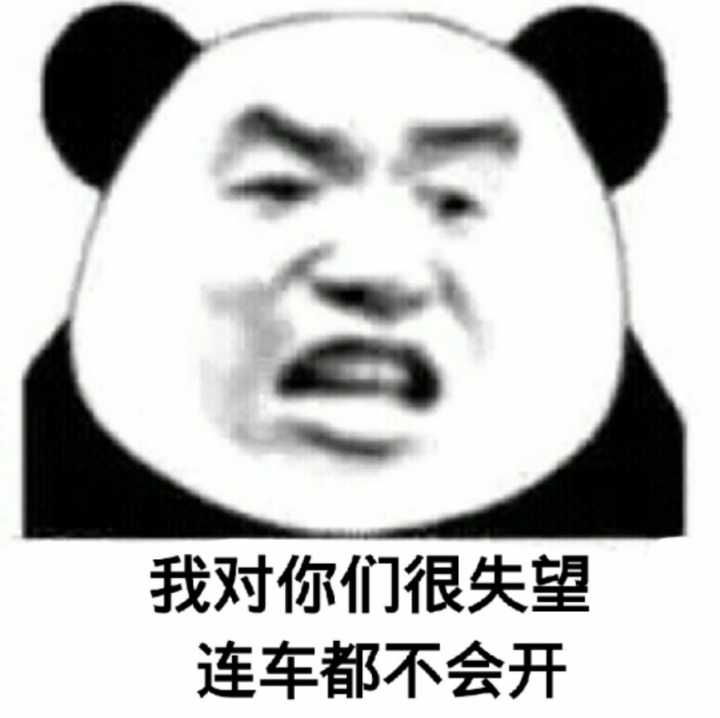 我对你们很失望，连车都不会开