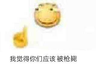 我觉得你们应该被枪毙