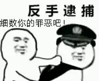 反手逮捕，细数你的罪恶吧