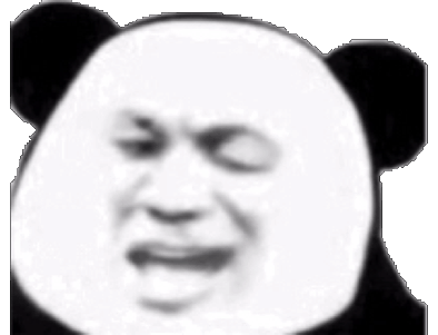 熊猫头唱歌 GIF 动图表情包
