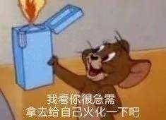 我看你很急需，拿去给自己火化一下吧（猫和老鼠）