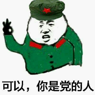 可以，你是党的人