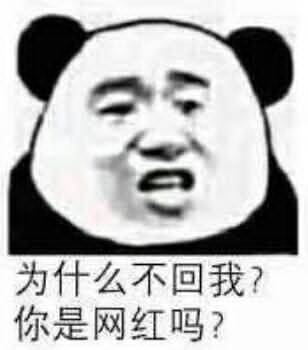 为什么不回我？你是网红吗？