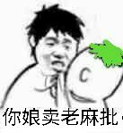 你娘卖老麻批