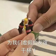 为我们虚假的友谊干杯