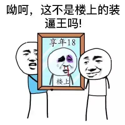 哟呵，这不是楼上的装逼王吗？