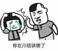 你在川信读傻了