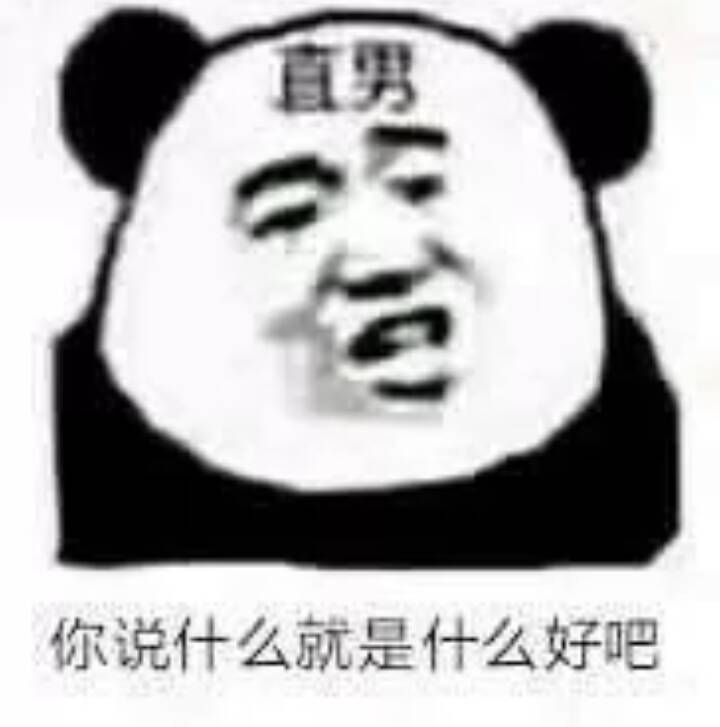 直男你说什么，就是什么好吧