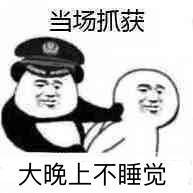 当场抓获大晚上不睡觉