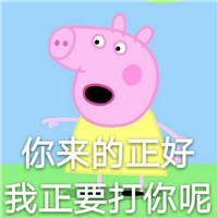 小猪佩琪表情包带字 你他妈在说什么我还要装模作样听多久